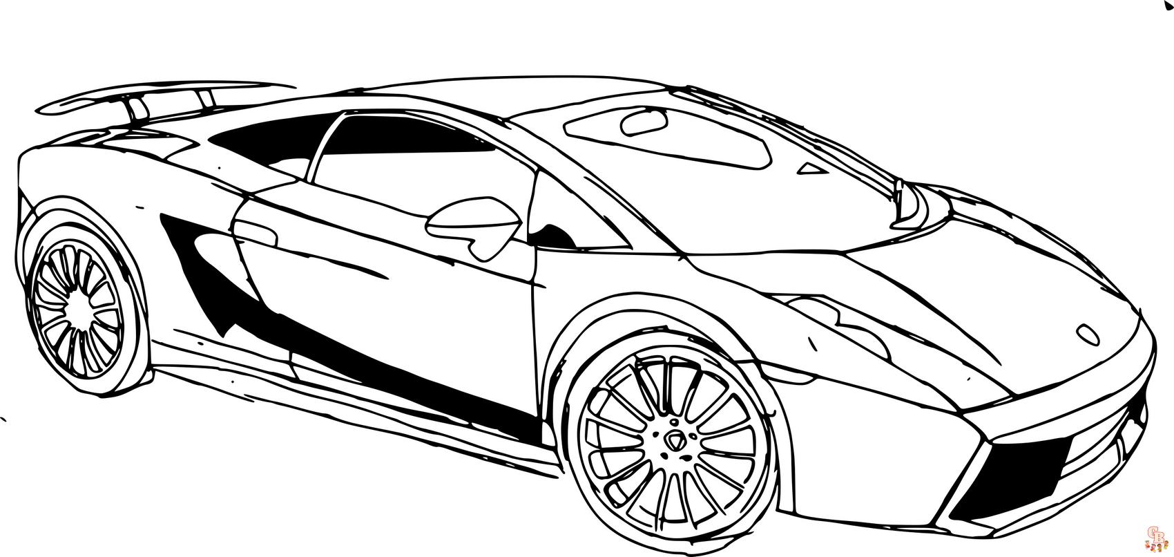 coloriage Lamborghini