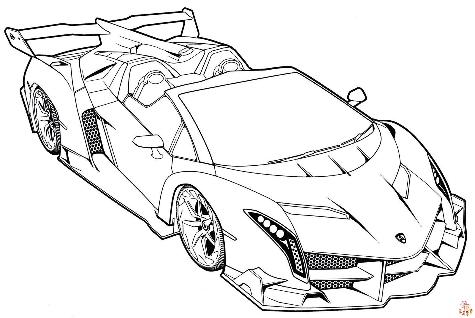 coloriage Lamborghini