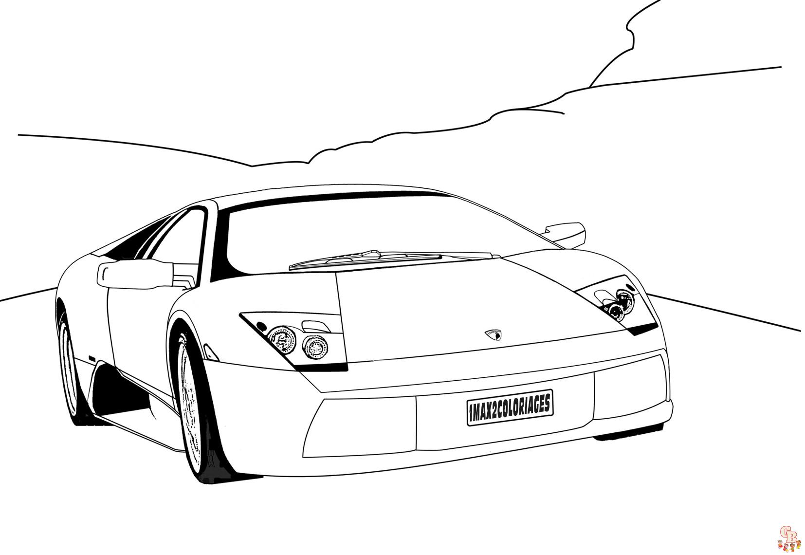 coloriage Lamborghini