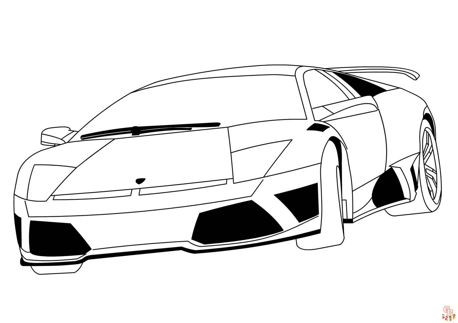 coloriage Lamborghini