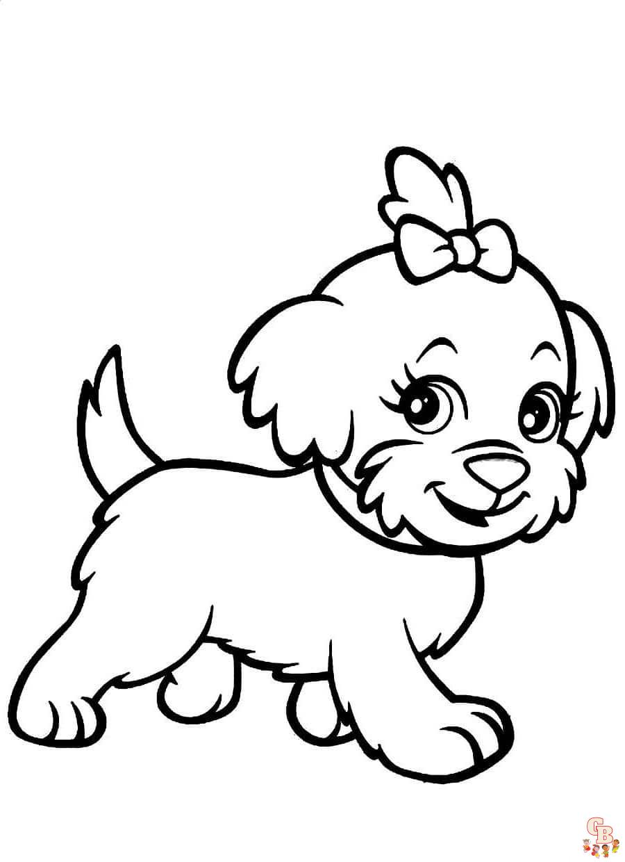 coloriage chien