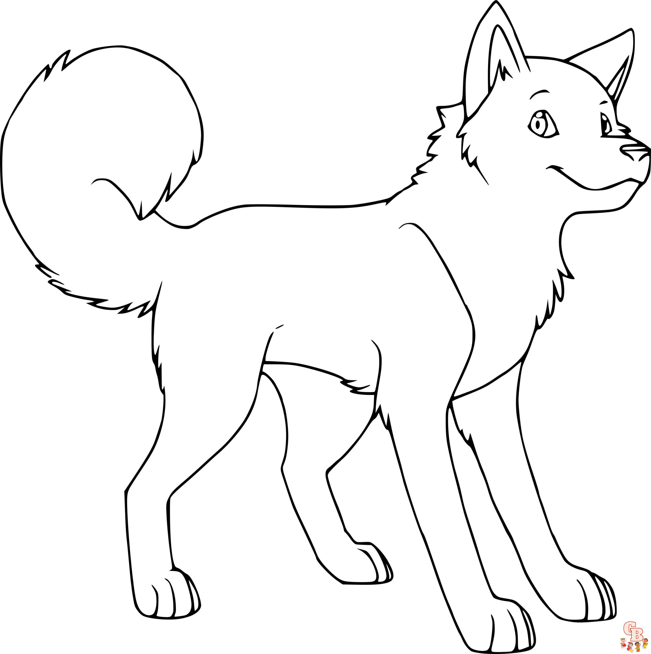 coloriage chien