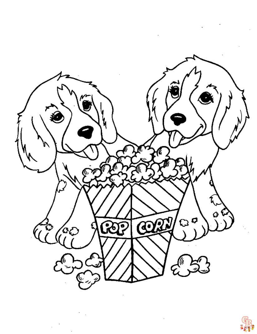 coloriage chien