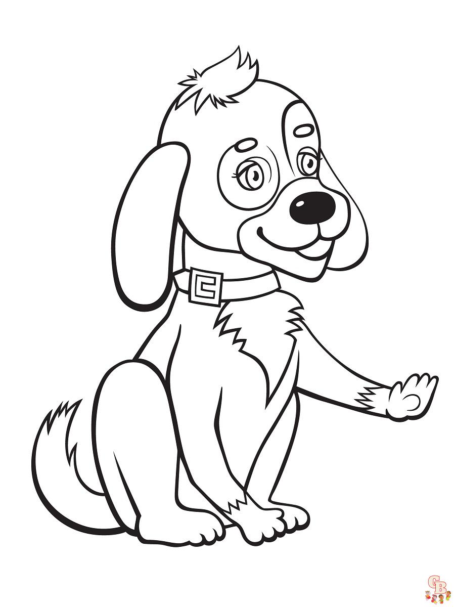 coloriage chien