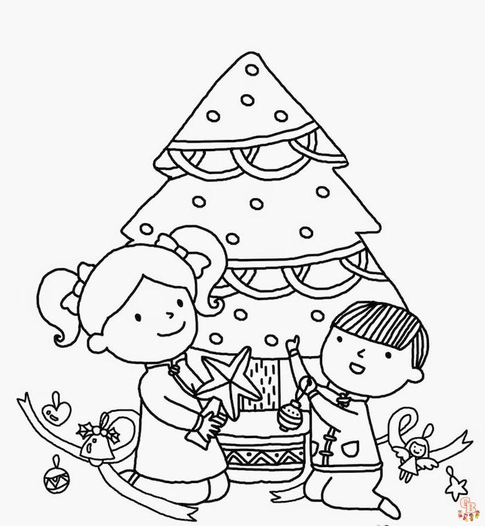 coloriage de Noel