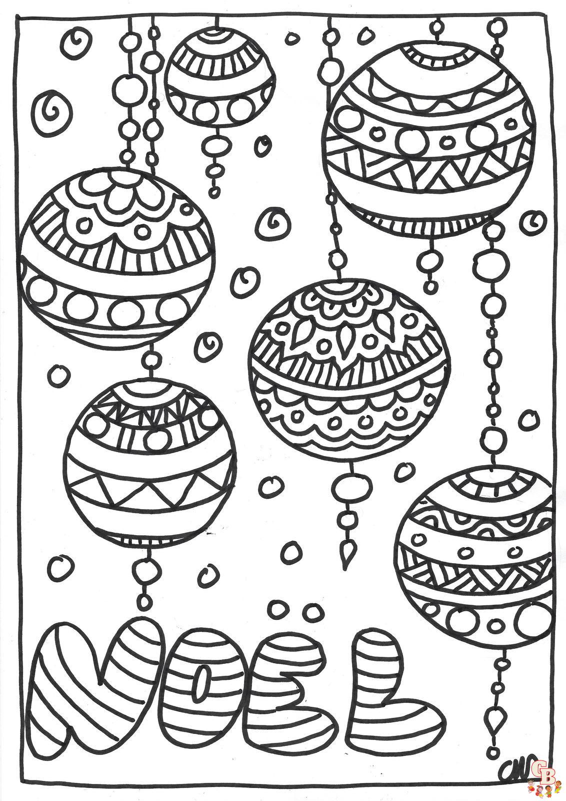 coloriage de Noel