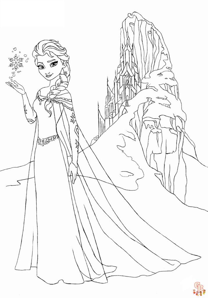 coloriage reine