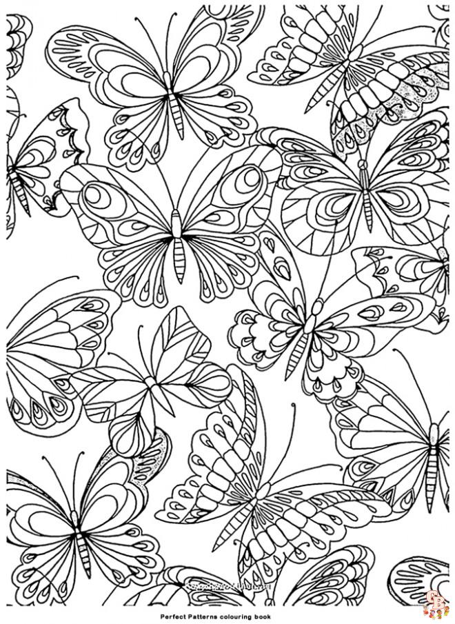 Coloriage Adulte Papillon