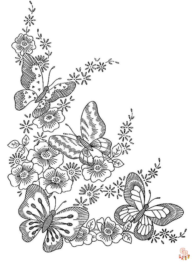 Coloriage Adulte Papillon