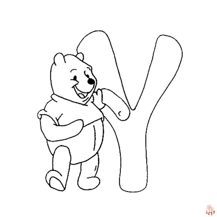 Coloriage Alphabet Disney