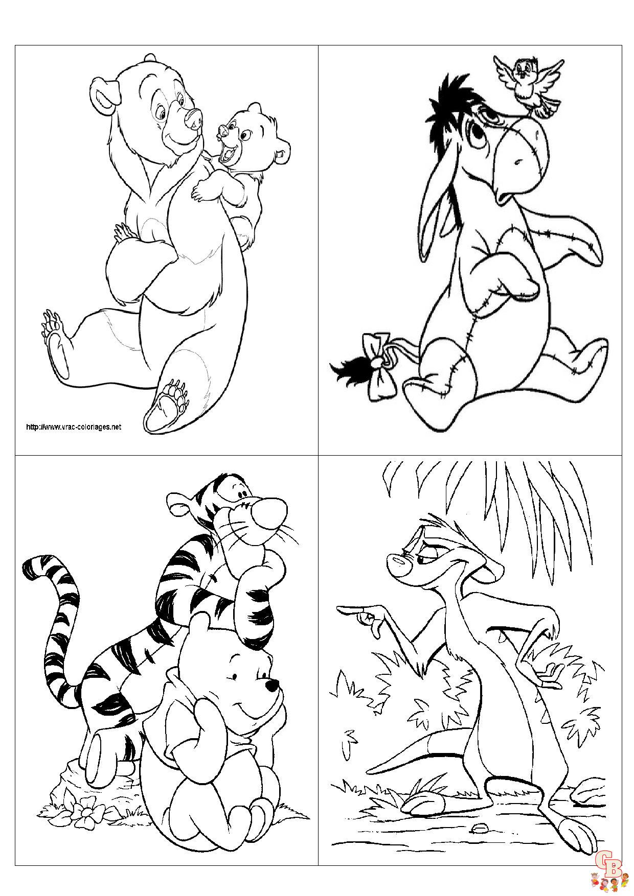 Coloriage Alphabet Disney