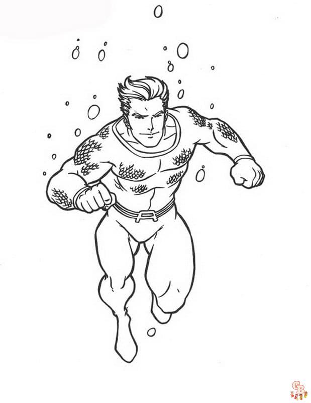 Coloriage Aquaman