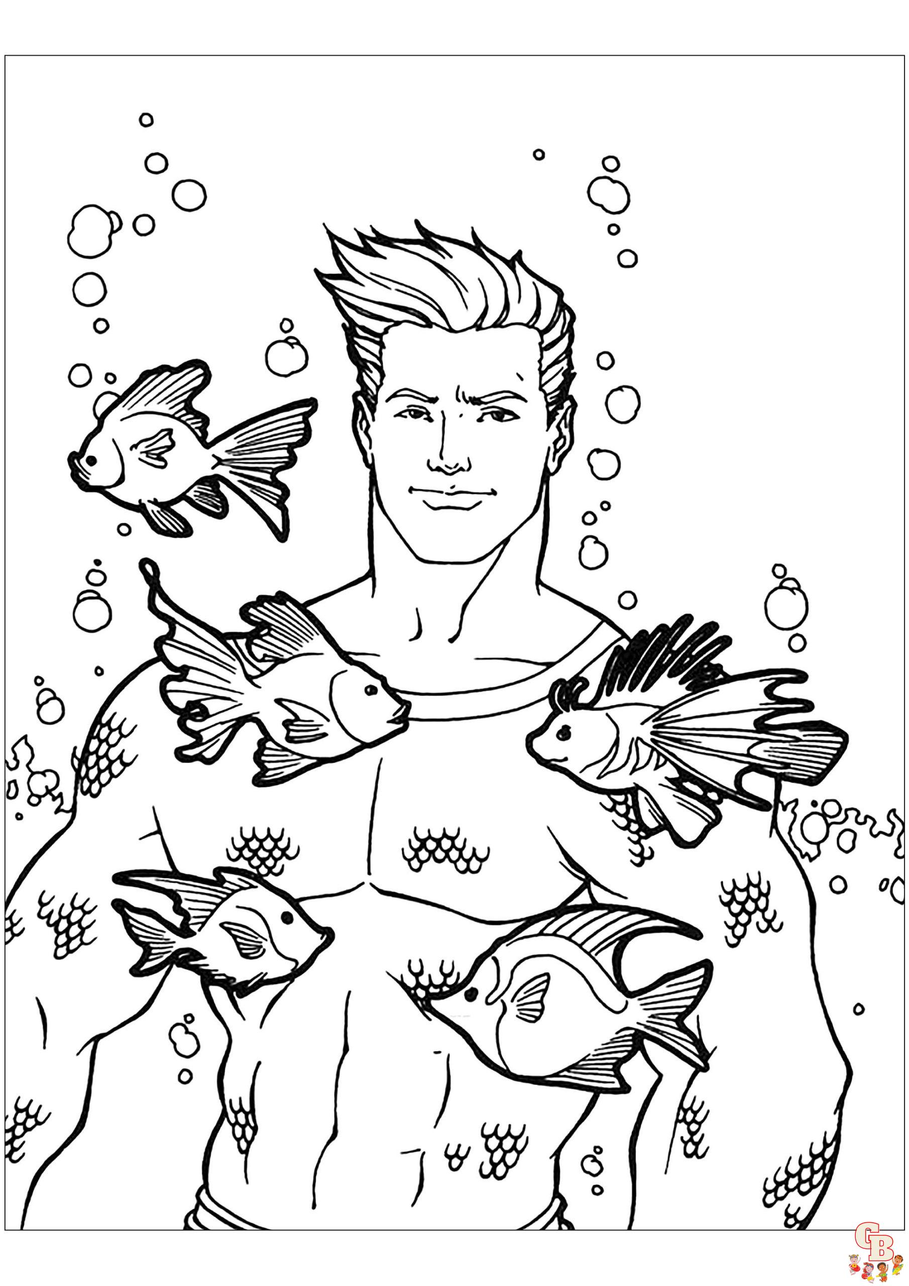 Coloriage Aquaman