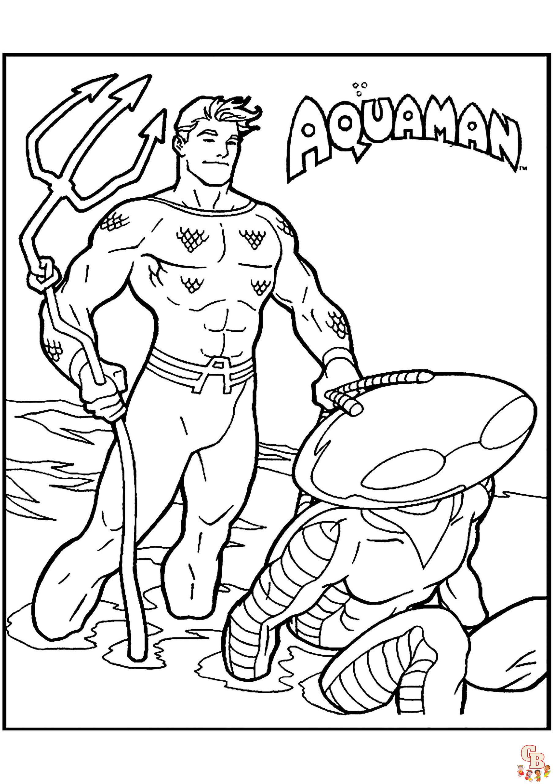 Coloriage Aquaman