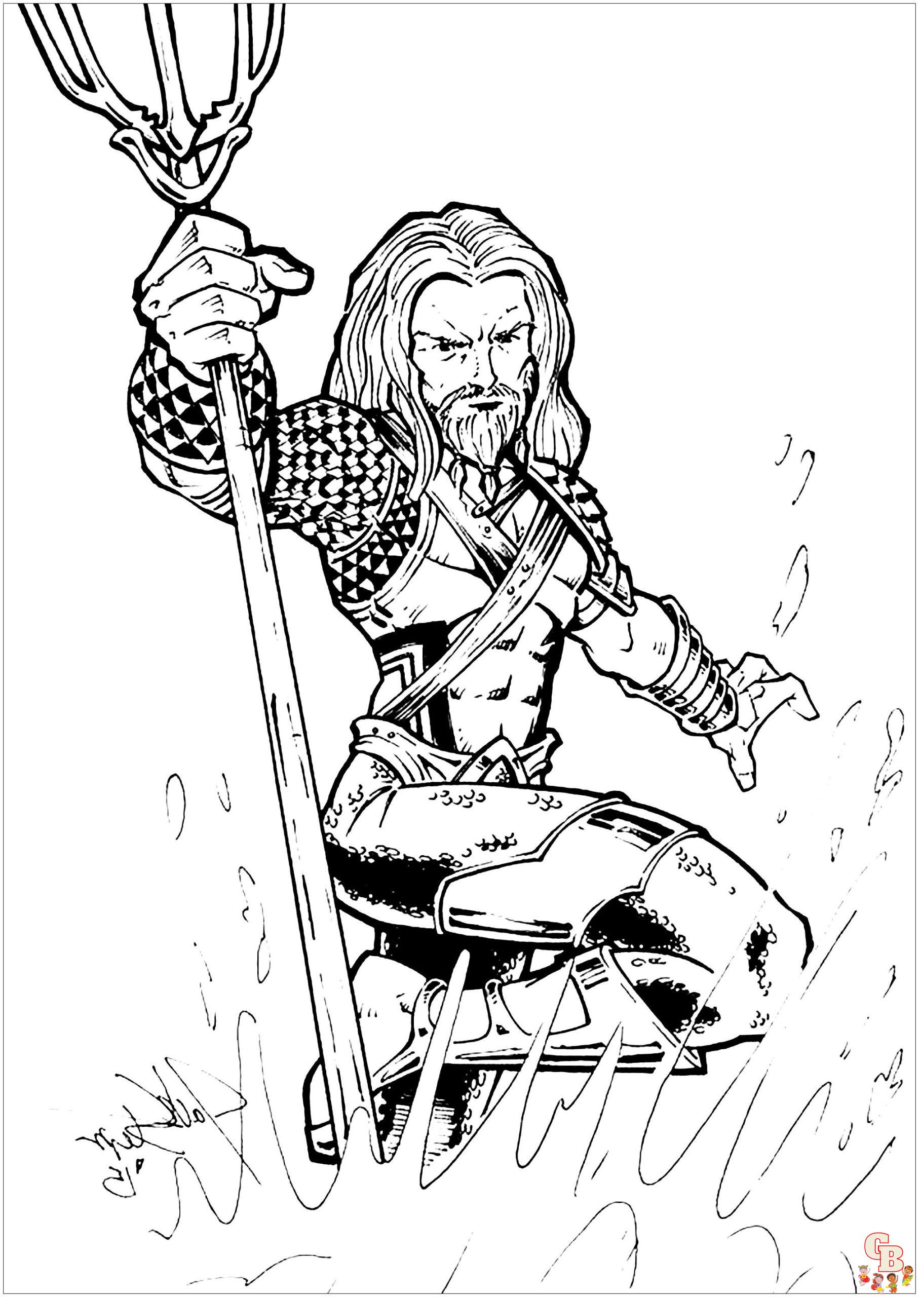 Coloriage Aquaman