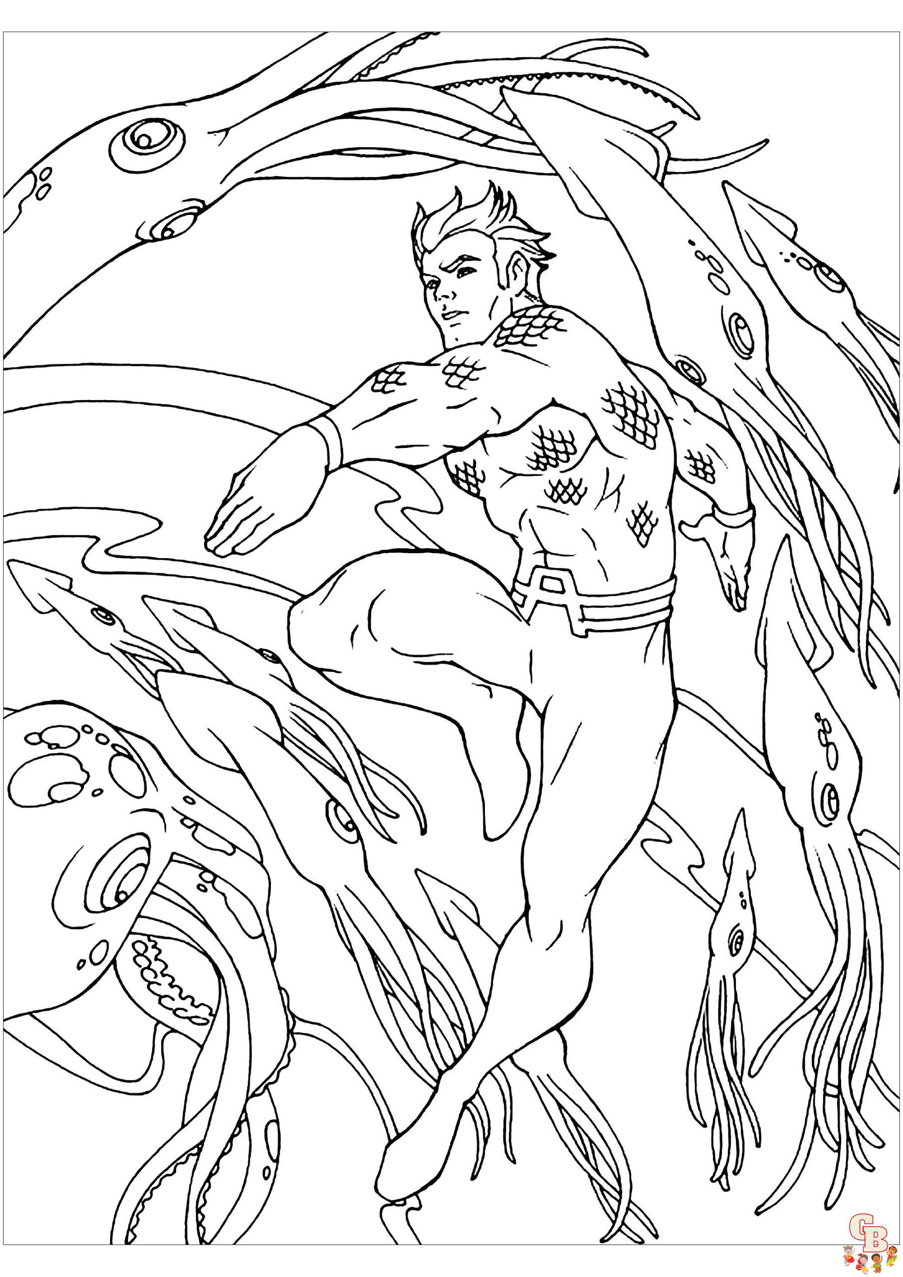 Coloriage Aquaman