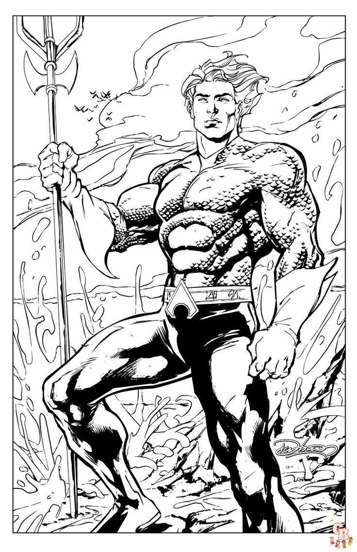 Coloriage Aquaman