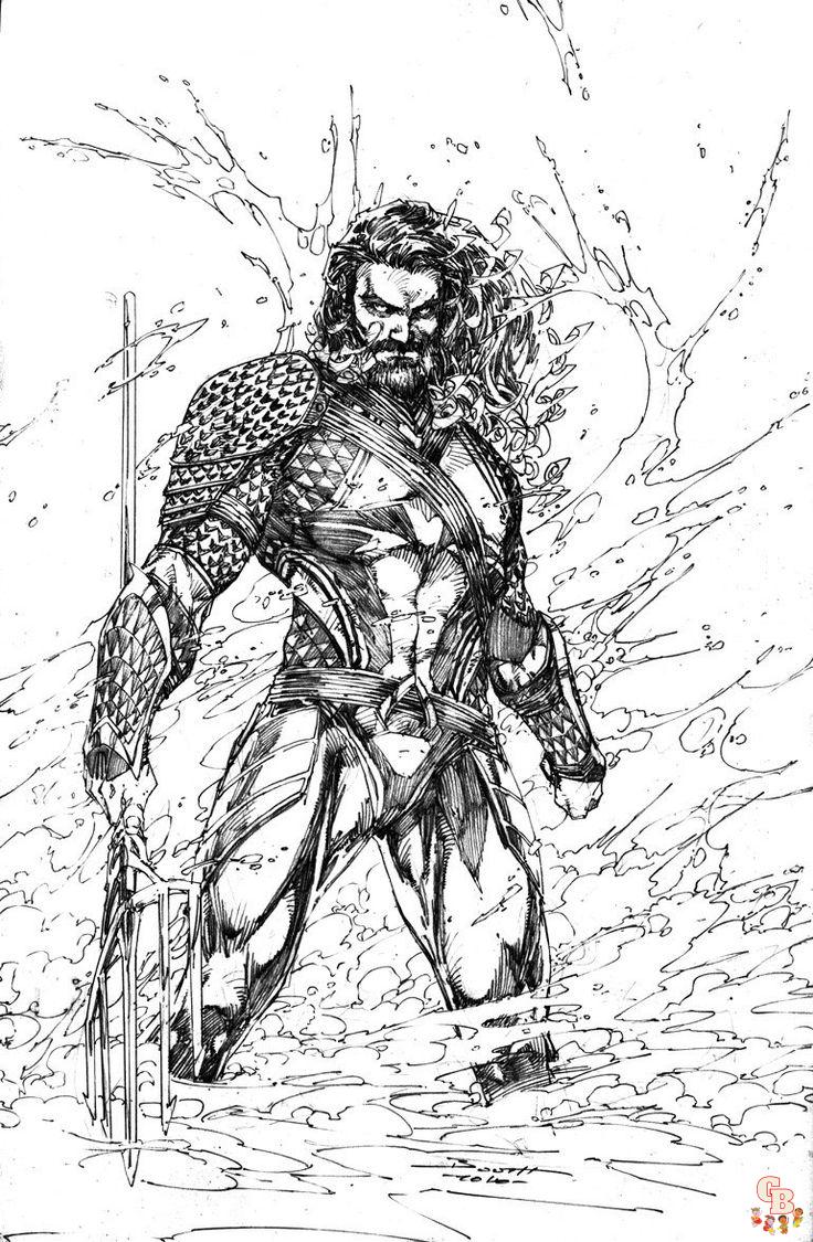 Coloriage Aquaman