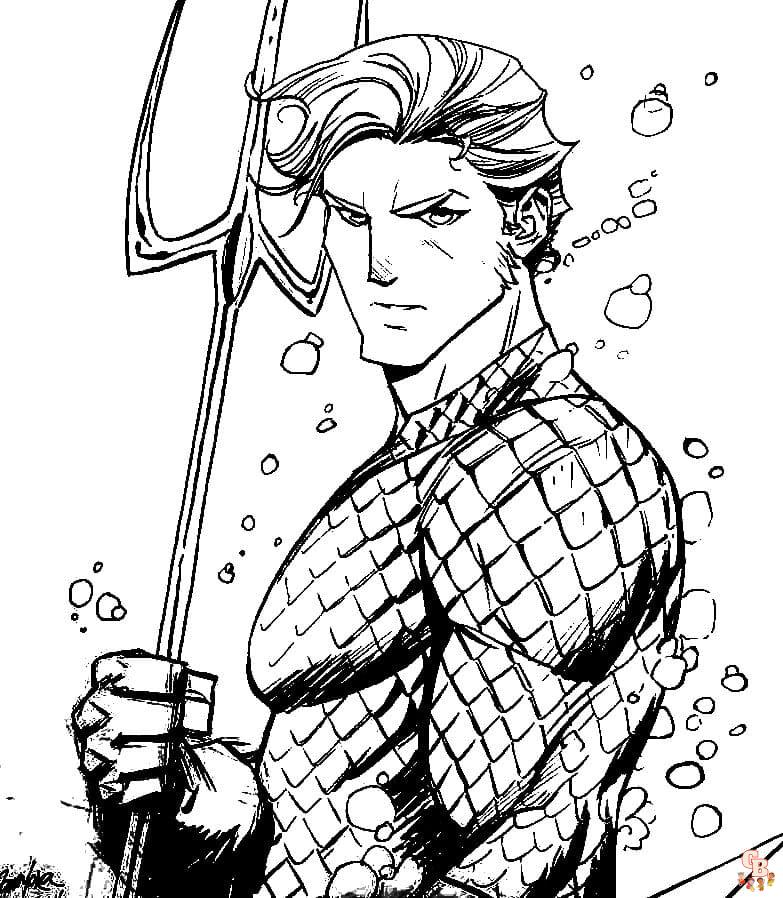 Coloriage Aquaman