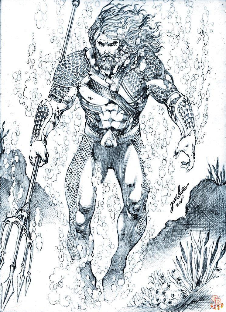 Coloriage Aquaman