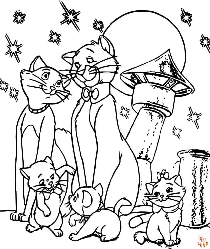 Coloriage Aristochats