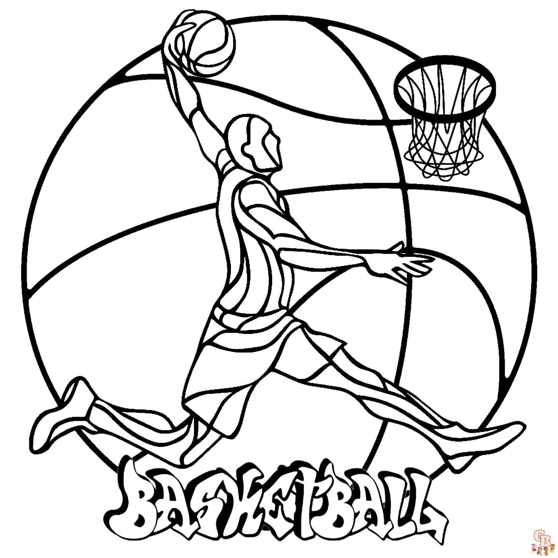 Coloriage Basket