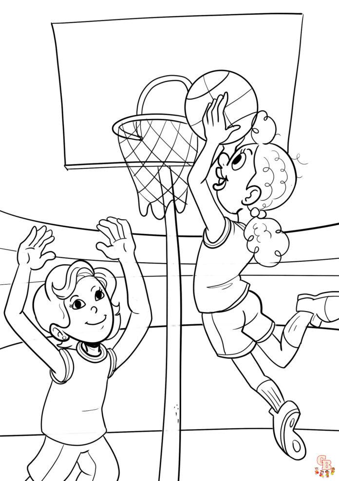 Coloriage Basket