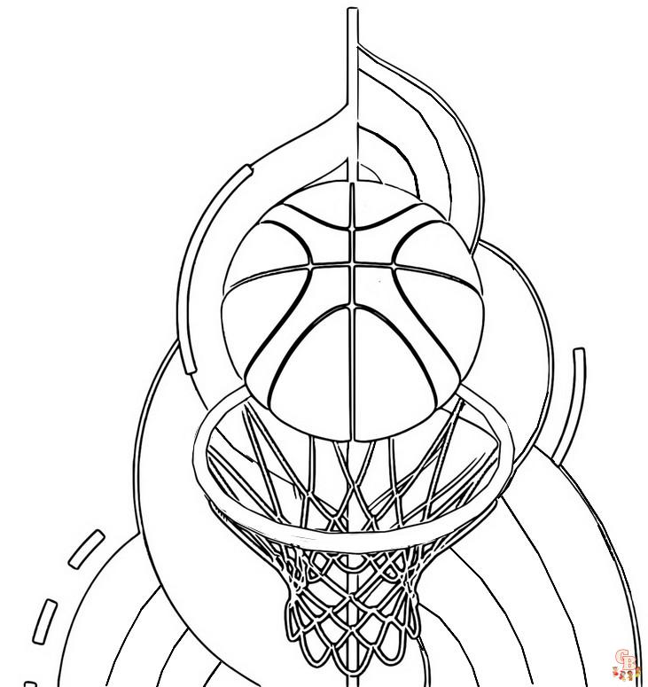 Coloriage Basket