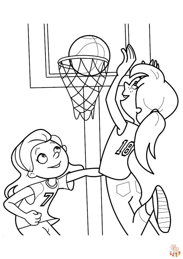 Coloriage Basket