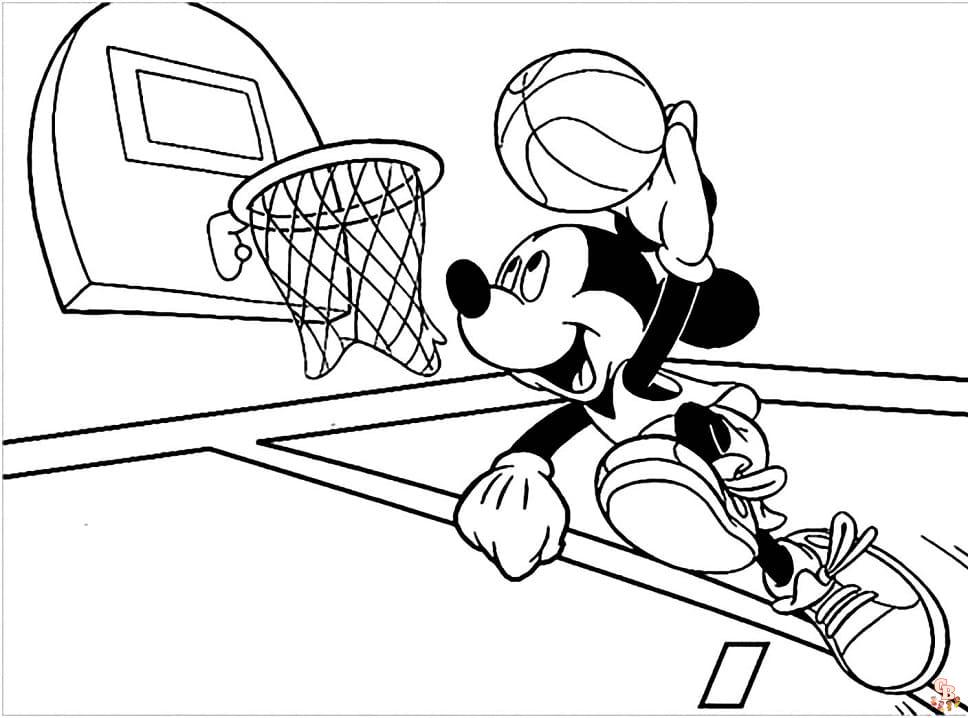 Coloriage Basket