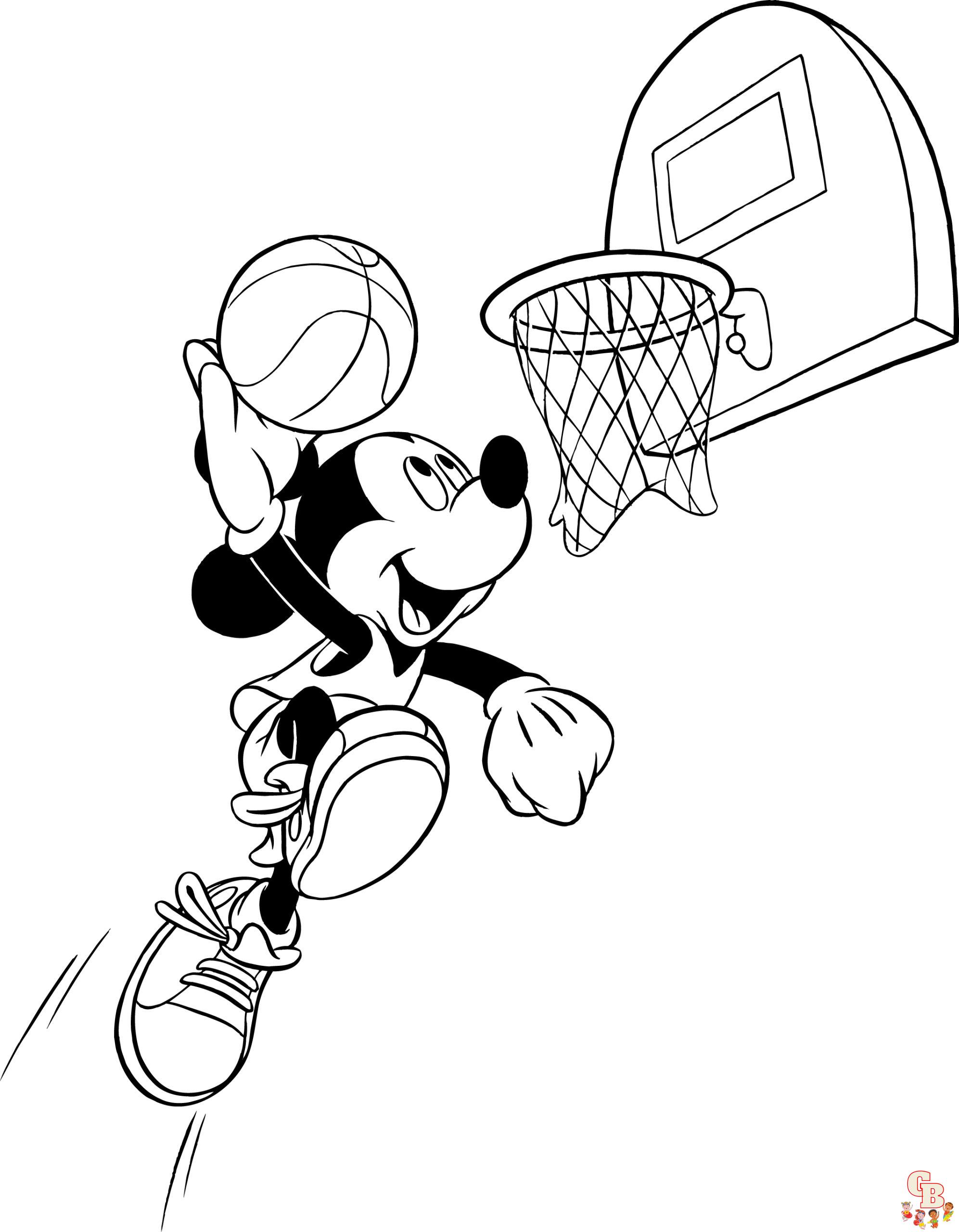 Coloriage Basket