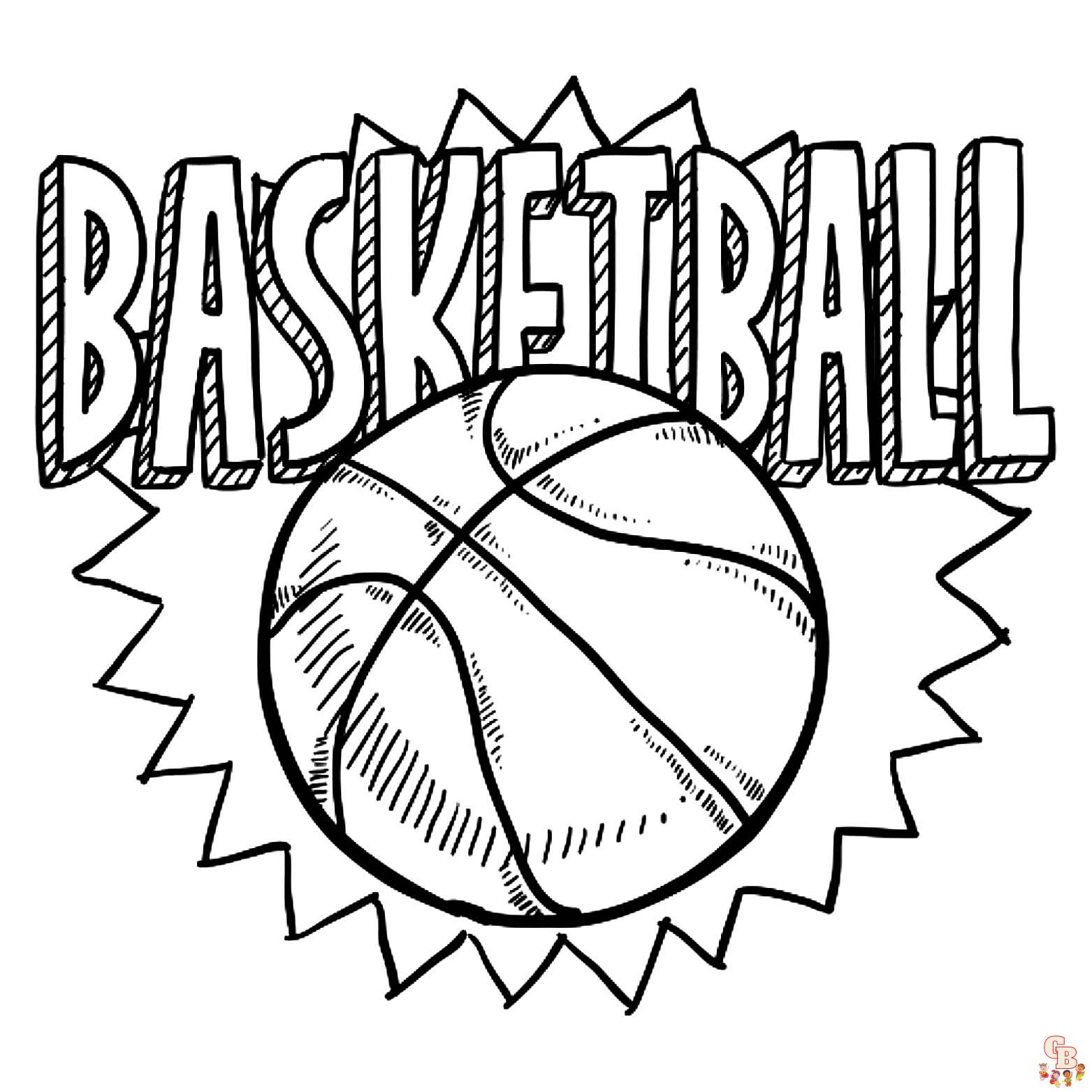 Coloriage Basket