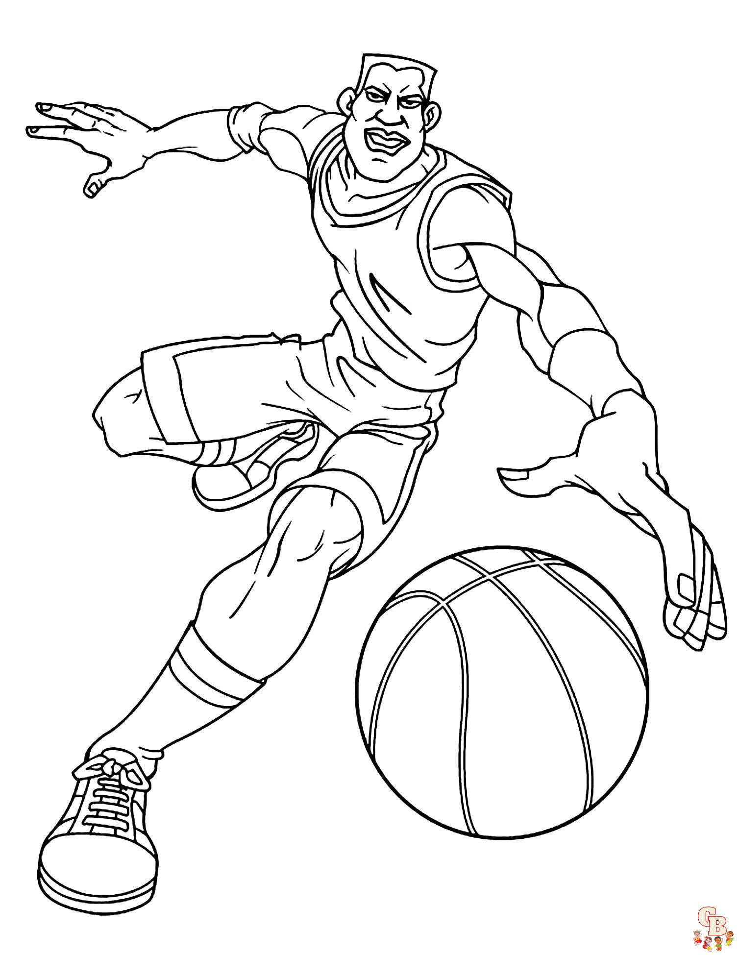 Coloriage Basket