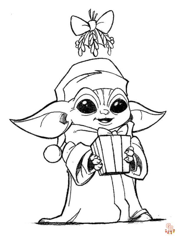 Coloriage Bebe Yoda