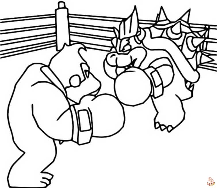 Coloriage Bowser