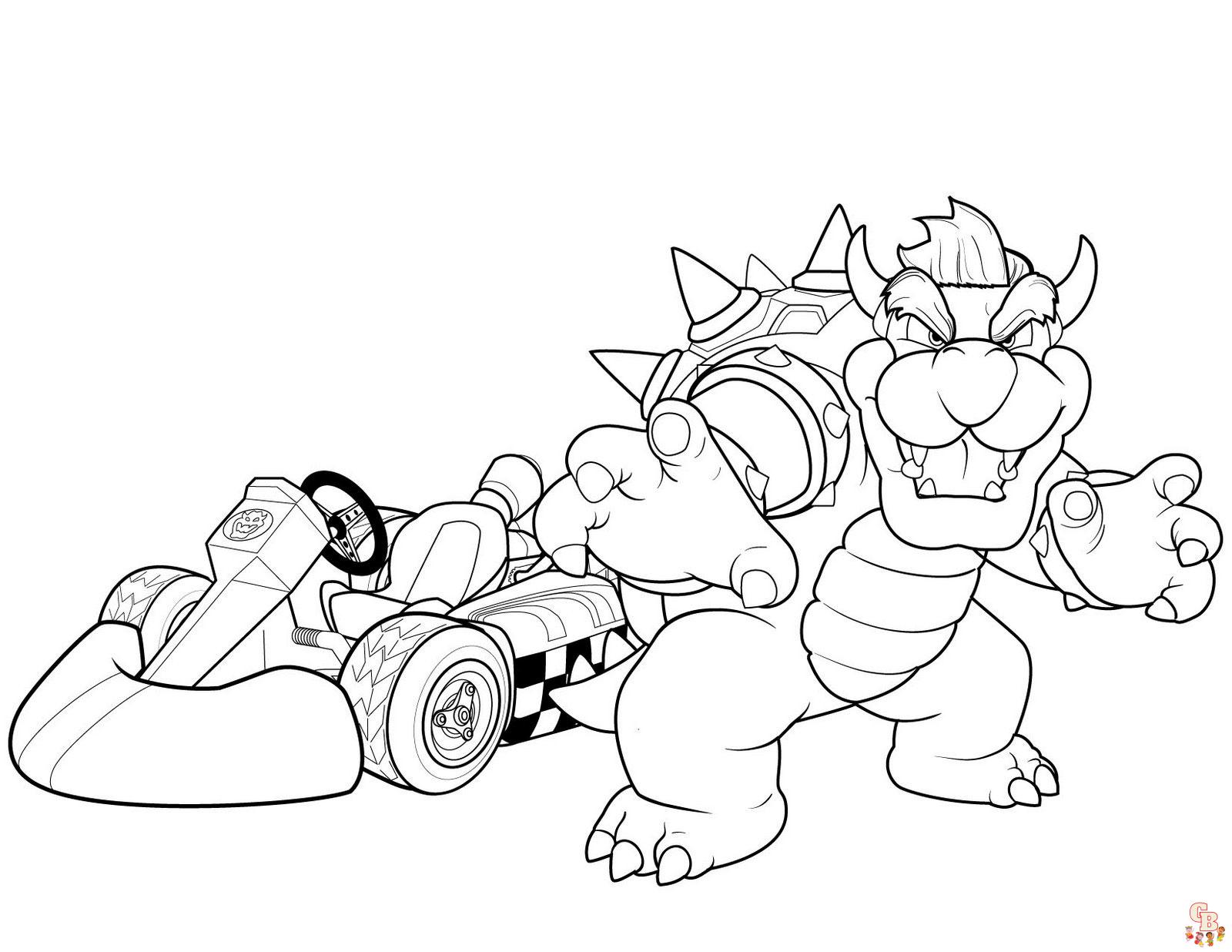 Coloriage Bowser