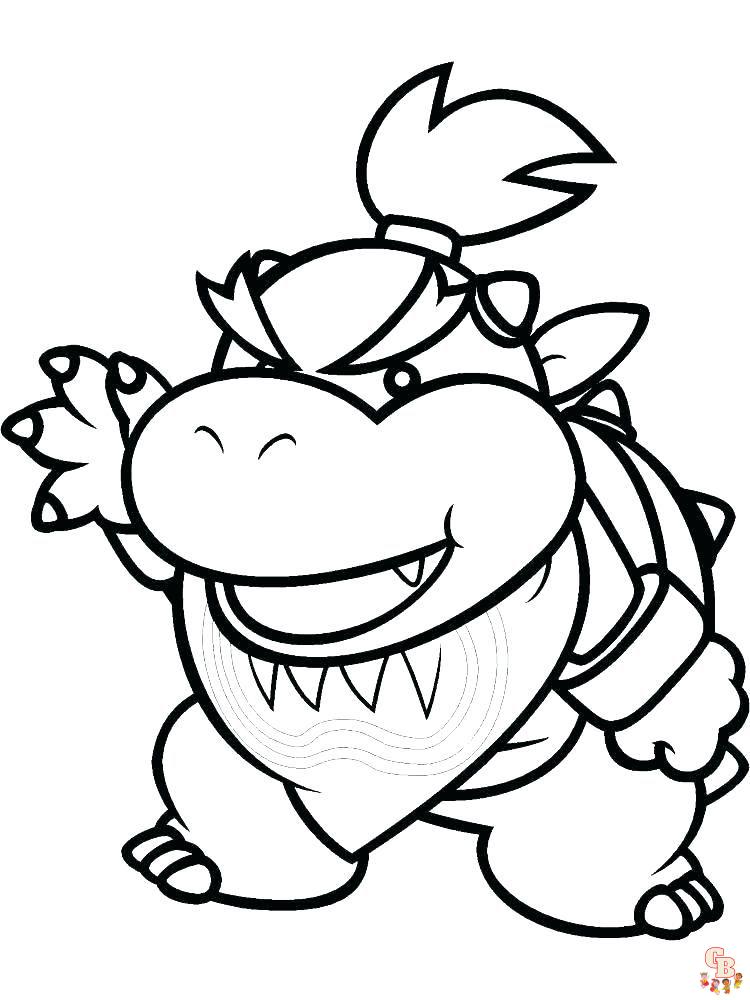 Coloriage Bowser