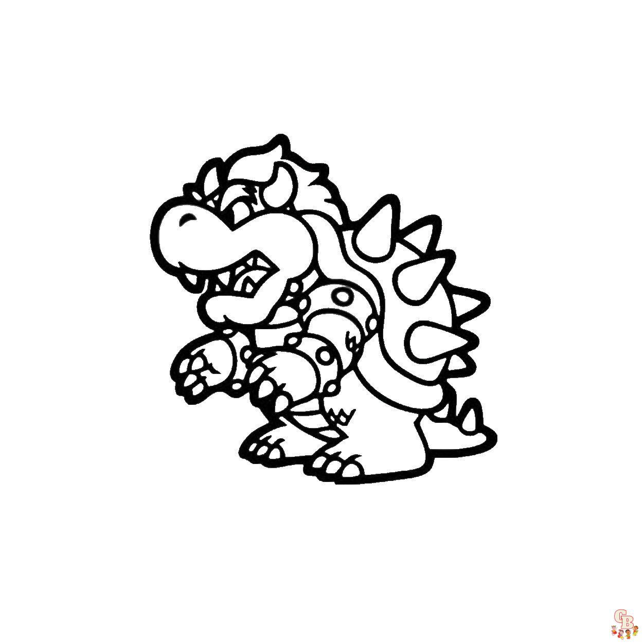 Coloriage Bowser