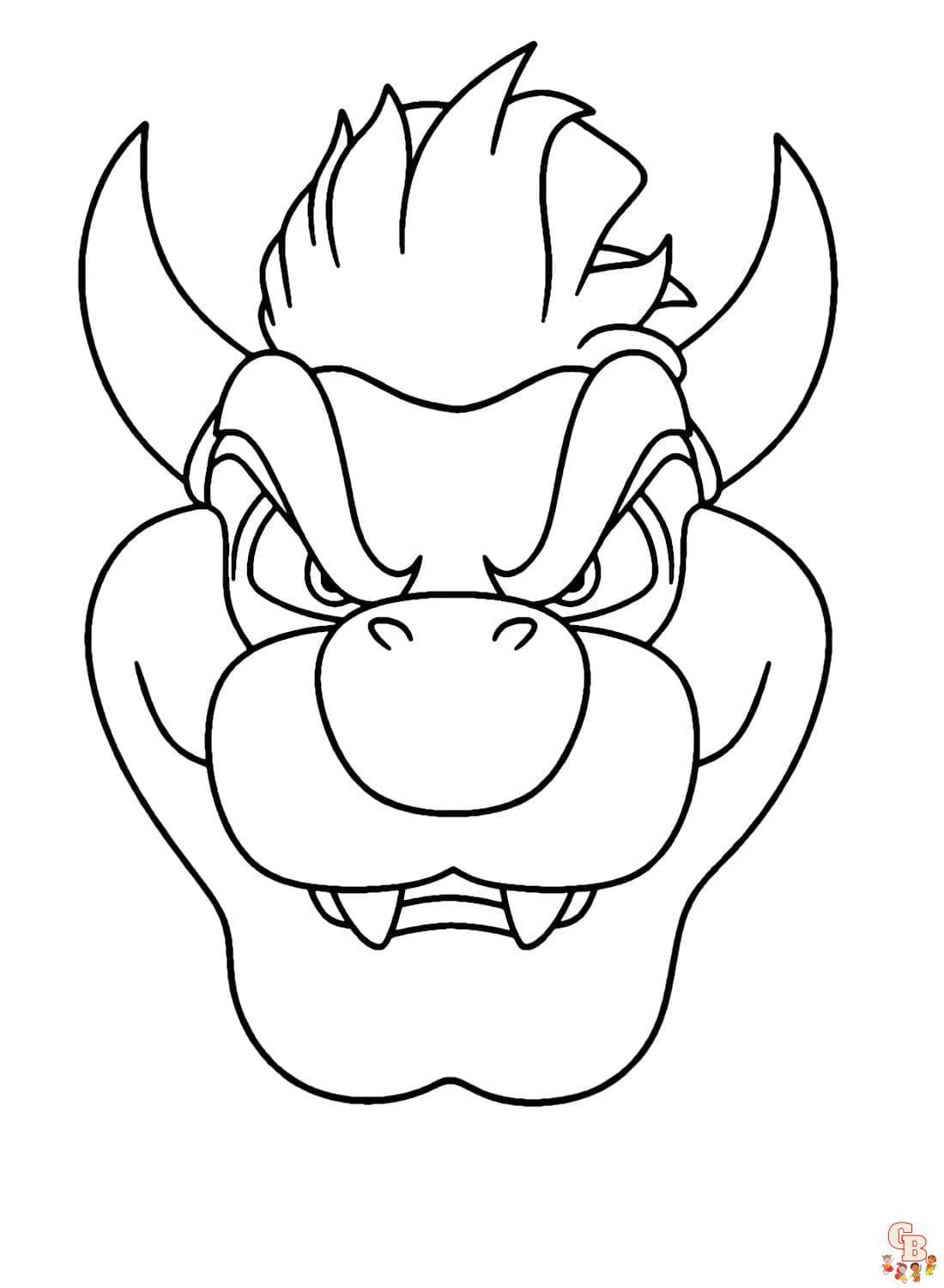 Coloriage Bowser