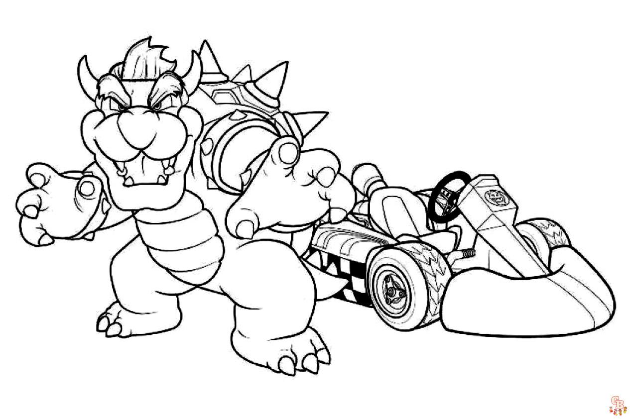 Coloriage Bowser