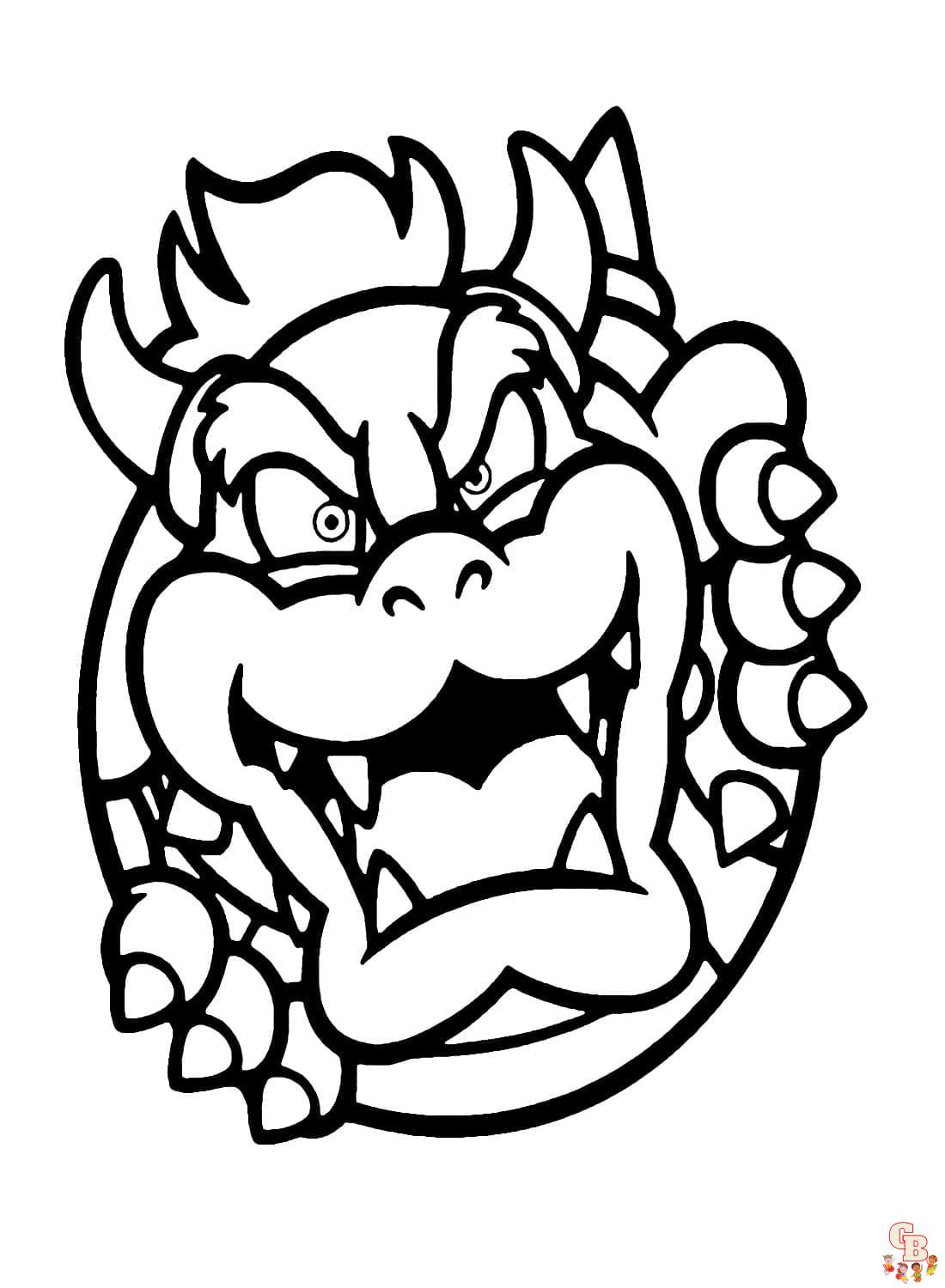 Coloriage Bowser