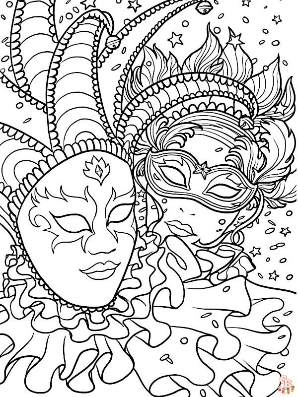 Coloriage Carnaval Maternelle