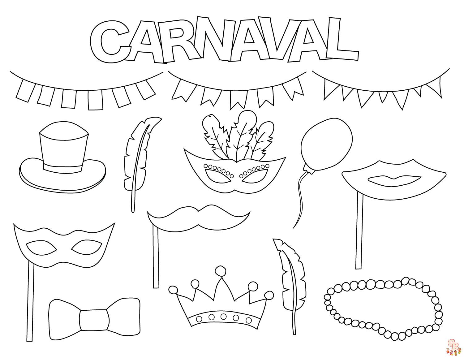 Coloriage Carnaval Maternelle