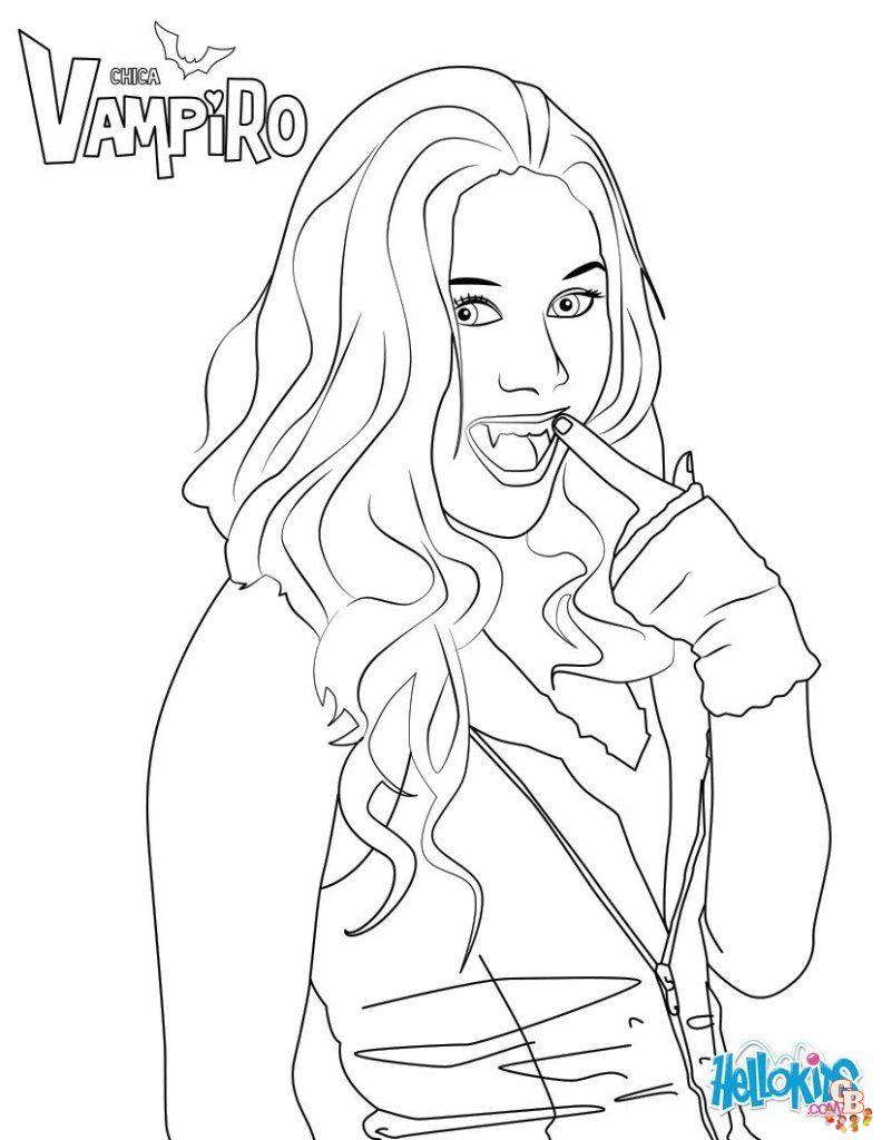 Coloriage Chica Vampiro