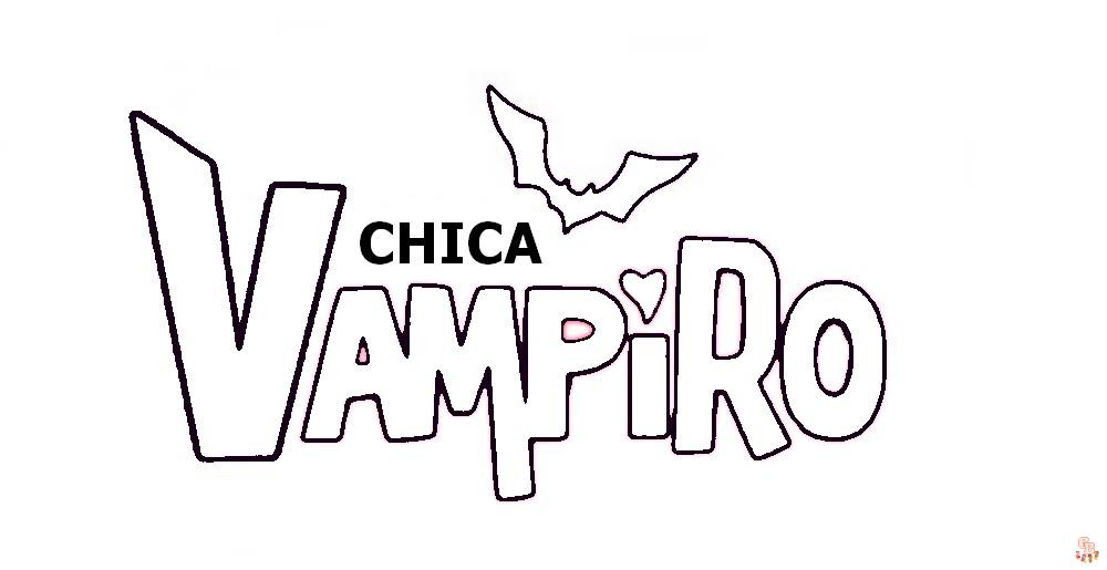 Coloriage Chica Vampiro