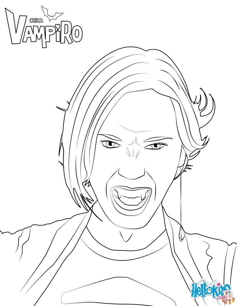 Coloriage Chica Vampiro