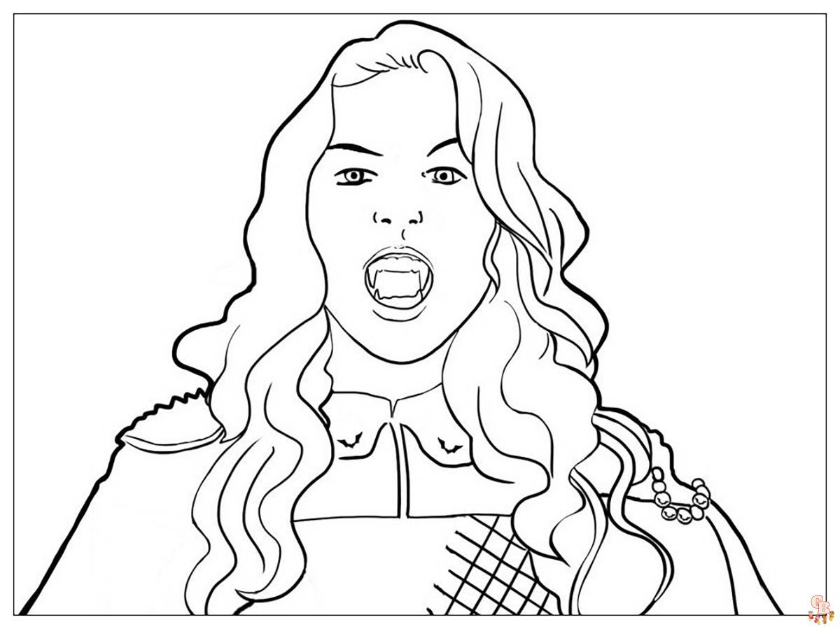 Coloriage Chica Vampiro