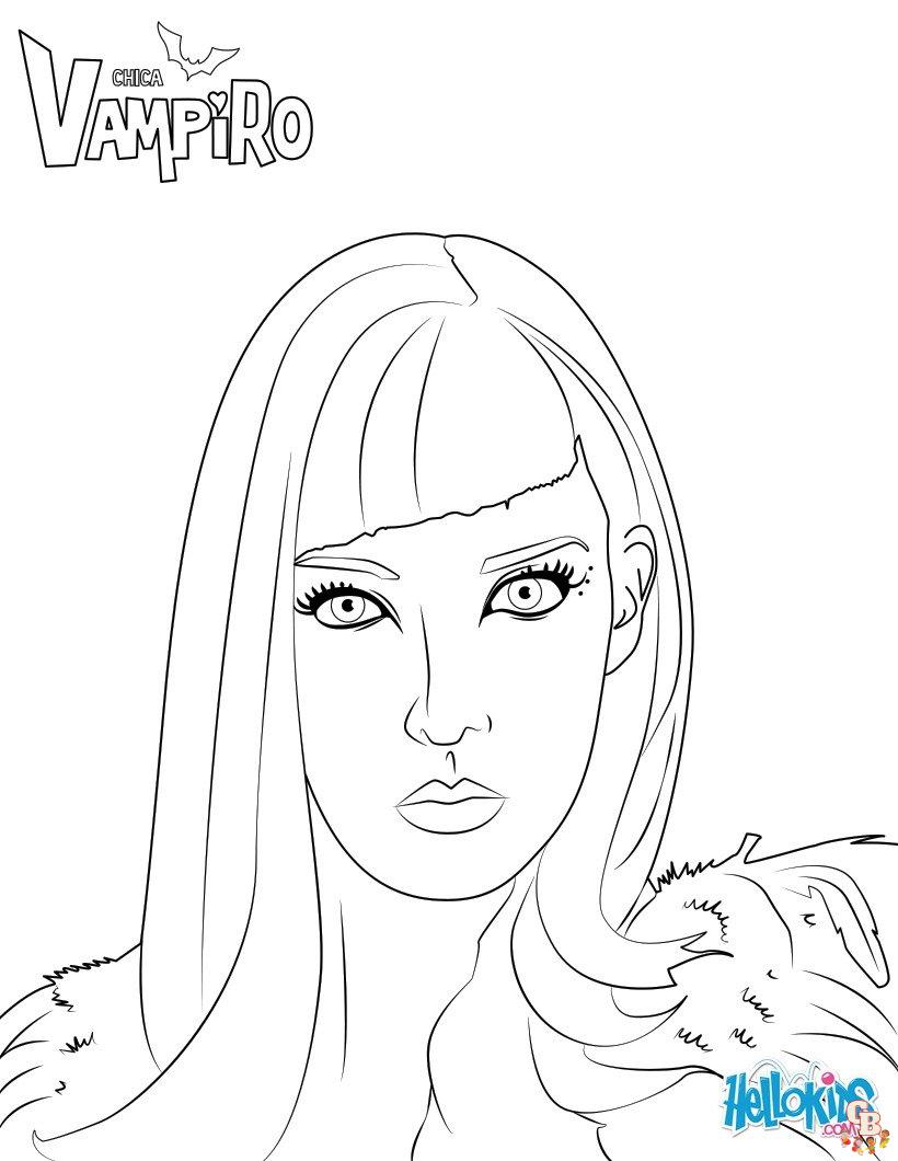 Coloriage Chica Vampiro