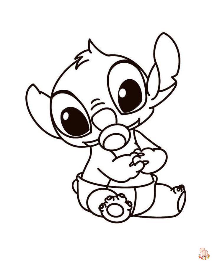 Coloriage Disney Bebe