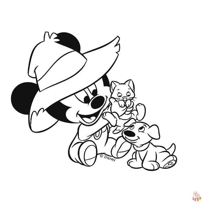 Coloriage Disney Bebe